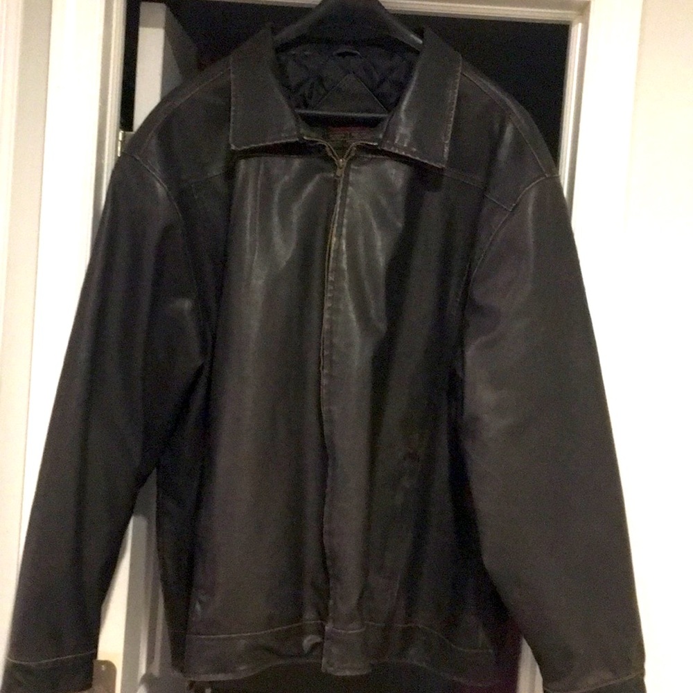 Faux Leather jacket.